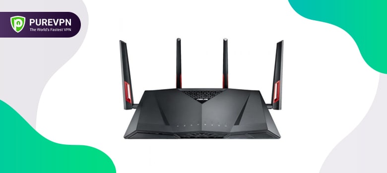 best vpn routers Asus RT-AC88U AC3100 Dual Band Gigabit WiFi Gaming