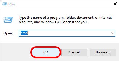 go to command prompt