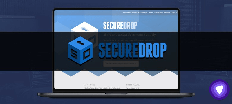 Darkweb website - Secure Drop