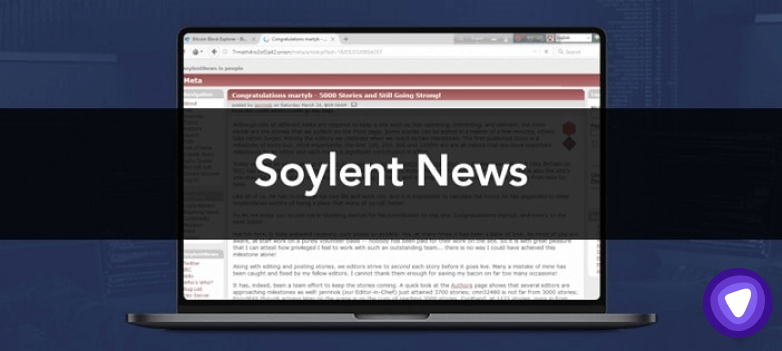 Darkweb website - Soylent NEWS